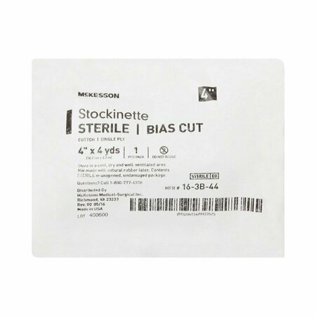 MCKESSON Bias Cut Stockinette, 4 Inch x 4 Yard 16-3B-44